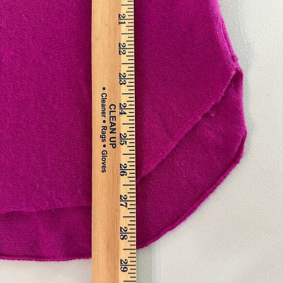 14th & Union Womens Cashmere Boat Neck Sweater Fuchsia Soft Knit Small - Picture 8 of 8